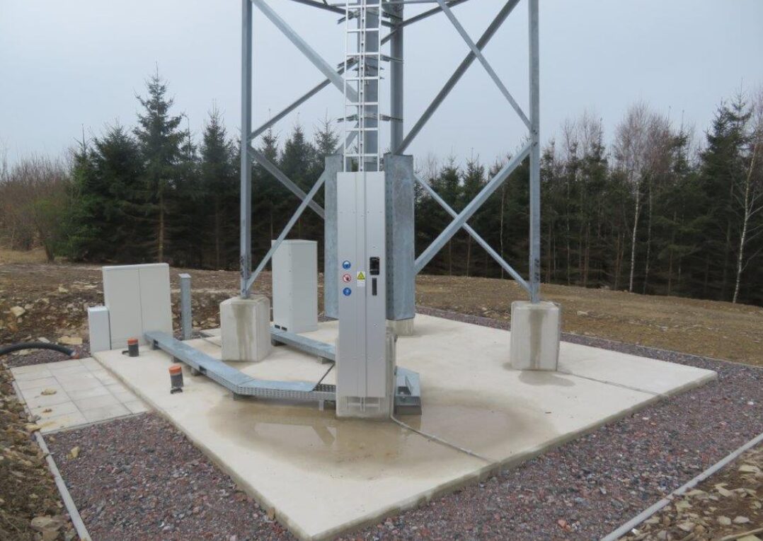Detailed engineering drawing package for a new build telecom site