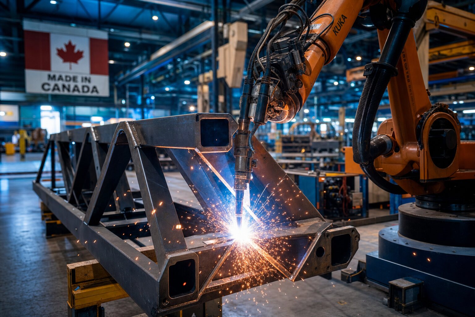 Robotic welding cell